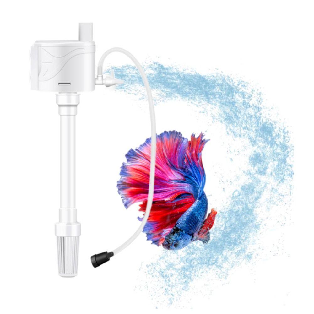 Silent Aquarium Submersible Filter Suction Cup Oxygenation Pump Aquarium Filter Pump Aquarium