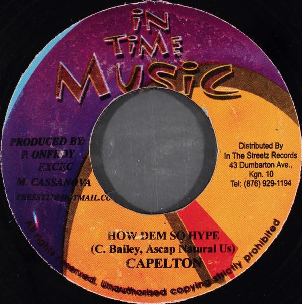 

7inch Record CAPLETON - How Dem So Hype NONE In Time Music Jamaica Reggae, Ska & Dub Used