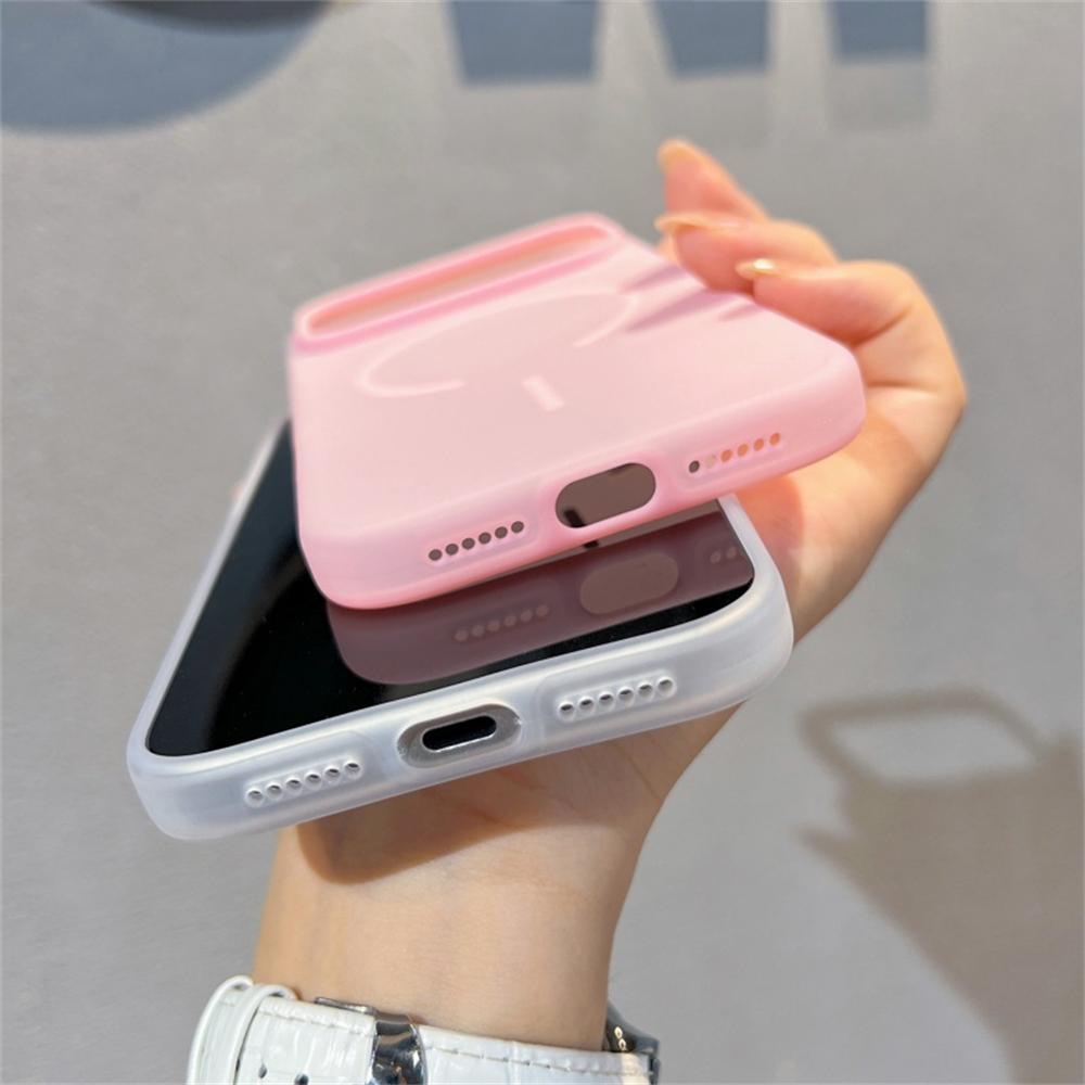 For Magsafe Ice Mist Liquid Matte Case For iPhone 17 16 15 14 13 Pro Max Translucent Magnetic Wireless Charging Shockproof Cover