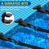 24Pcs Solar Cover Reel Straps Solar Cover Attachment Kit Straps Solar Cover Reel Attachment Kit for Inground Swimming Pool