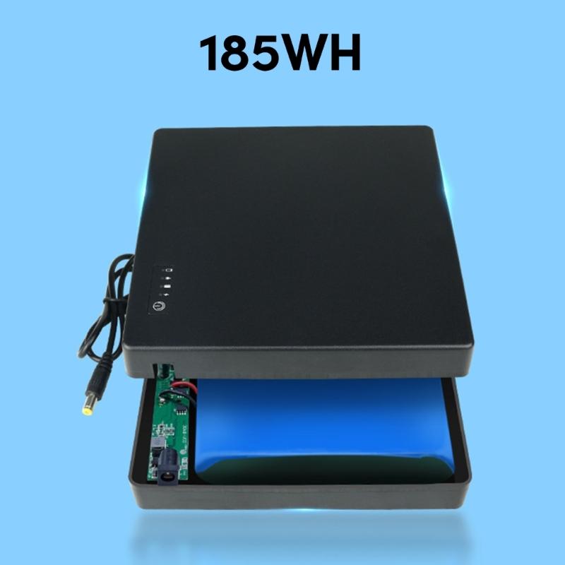 12V2A 24W UPS Battery Security Standby Power Supply Capacity 88.8wh-185wh Protect Your Devices from Power Outages