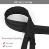 No.3 No.5 Long Nylon Coil Zippers with Auto-lock Zipper Slider for Clothing Bags Luggage Backpack DIY Craft Sewing Accessories