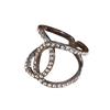 Yousheng Scarf Ring Clip Exquisite Scarf Slides Buckle with Rhinestones Multi-use Round Circle Clip Buckle for Women Scarves Neckties Bag Charms