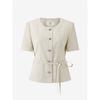 CC ColleCt. C exClusive sCoop neCk Belted jaCket C262msf334