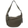 New Canvas Crossbody Bags Lightweight Solid Color Dumpling Bag Large Capacity Korean Simplified Shoulder Bag