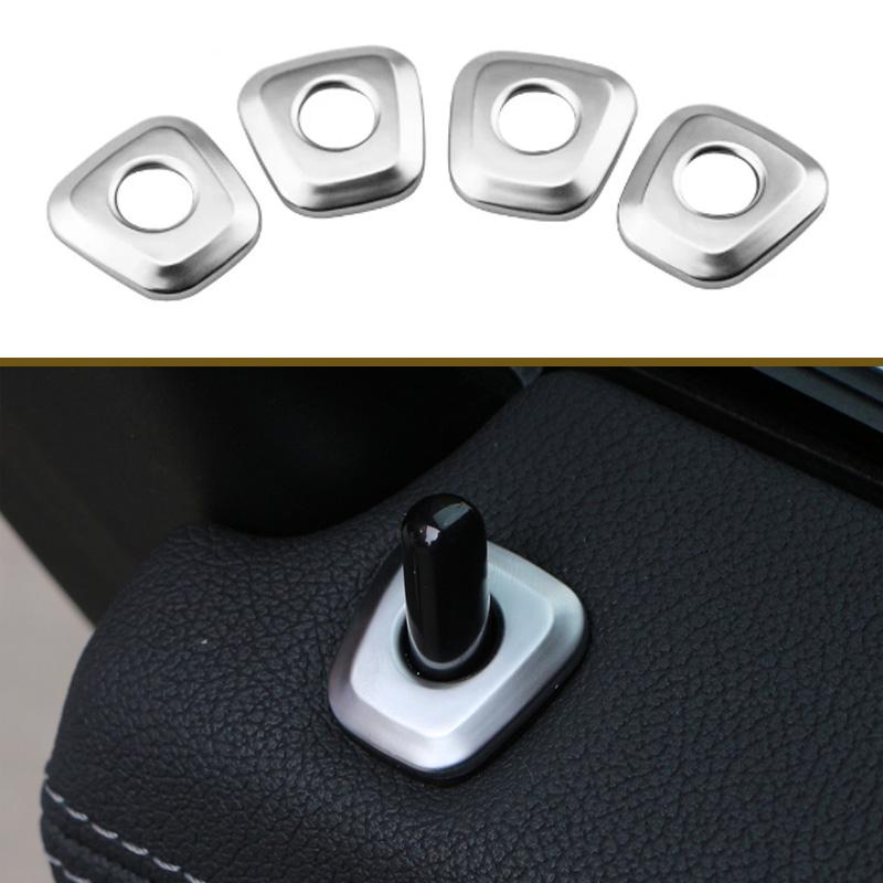 Door Lock Buckle Decorative Stickers Keyhole Stickers for BMW X3 X4 G01 G02 2018- Car Door Latch Lifter Pin