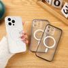 Luxury Ultra Thin Matte Magsafe Magnetic PC Hard Case For iPhone 15 14 13 12 11 Pro Max Frosted Coque Case For iPhone 15 14 Plus