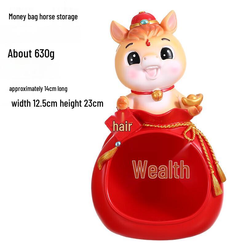 Horse Year Prosperity Tray & Money Pot Ornament
