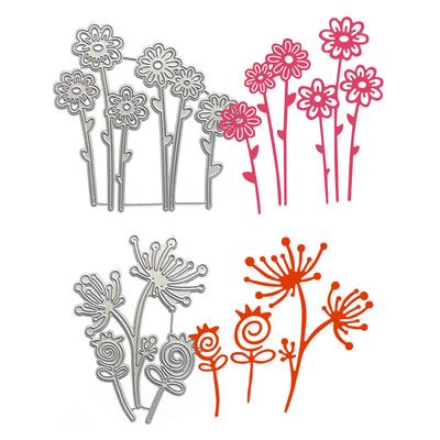 Flower Metal Cutting Dies Scrapbooking Stencil Die Cuts Card Embossing DIY Photo Album Template Mold Decoration Craft