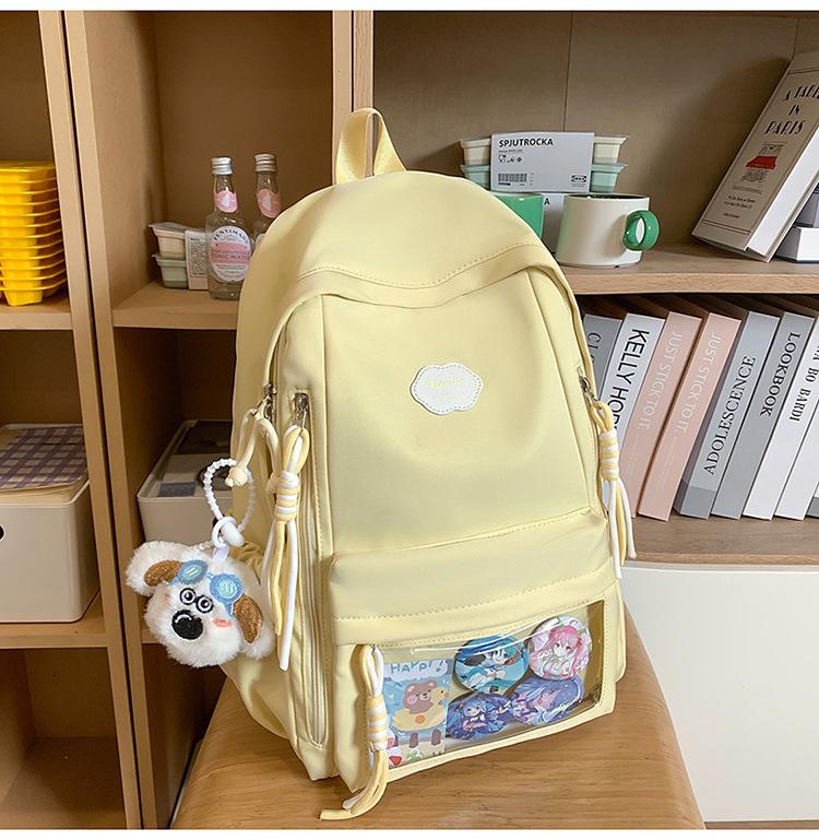 School Bag 2025 High Value Class Backpack Transparent Mori Sweet