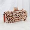 2023 Diamond Evening Clutch Bag For Women Wedding Golden Clutch Purse Chain Shoulder Bag Small Party Handbag With Metal Handle