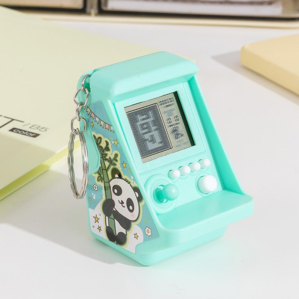 Популярный брелок-мини-игра Тетрис - Классическая портативная аркадная игрушка для детей