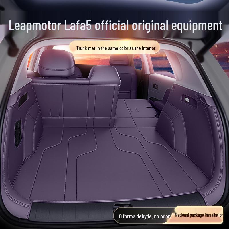 Leapmotor Lafa5 Full Coverage Trunk Mat – Fits 26 Models for Car Modification & Interior Decoration.