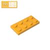 BRICKE 2x4 Compatible Building Plates for LEGO 3020 MOC Parts - Small Thin Bricks
