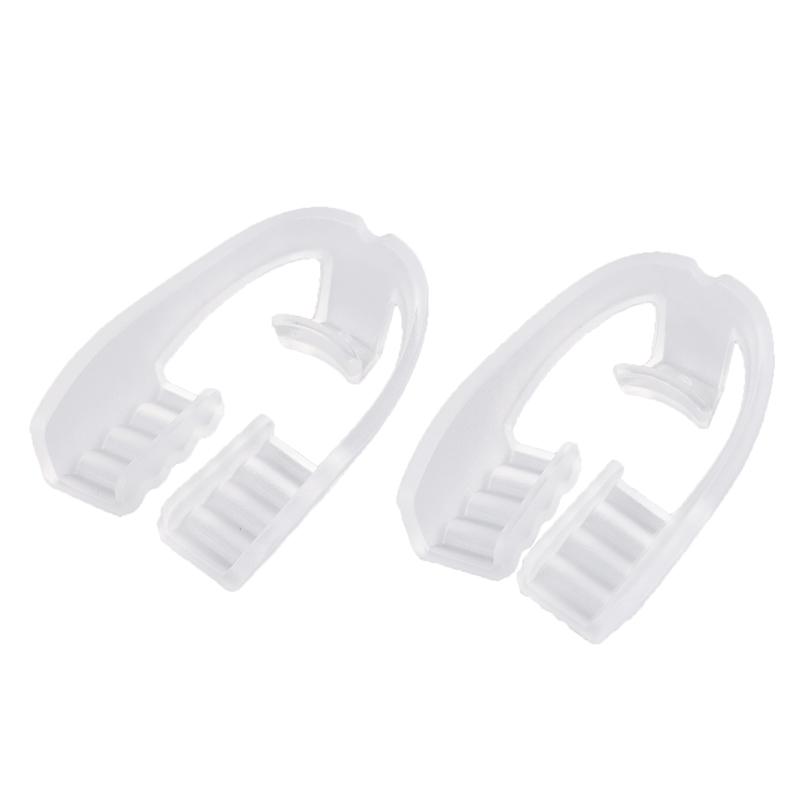 2Pcs Teeth Grinding Guard Sleep Mouthguard Splint Clenching Protector Tools