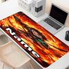 Custom Name Personalized Demon Slayer Pattern Mousepad, Laptop PC Desk Mat, Decorative Desk Mat for Home Keyboard Pad Gift