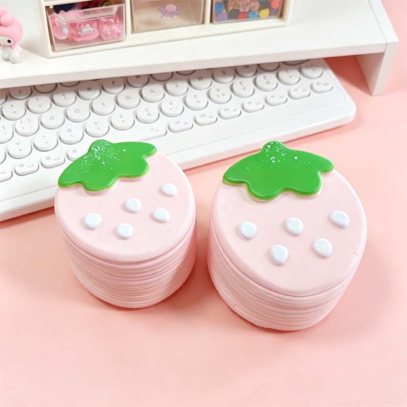 Squishy Simulated Strawberry Cake Fidget Toys Slow Rising Antistress Squeeze Toy Anxiety Gifts For Adult Fun Relief Squeeze Toys