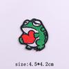Hip Hop Animal Patch Iron On Patches On Clothes Little Yellow Duck Embroidery Patches For Clothing Stripe Badges Stickers Decor