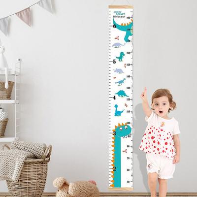 Cartoon Animal Kids Growth Chart Children Room Nursery Bedroom Wall Hanging Baby To Adults Boys Girls Height Measurement Ruler