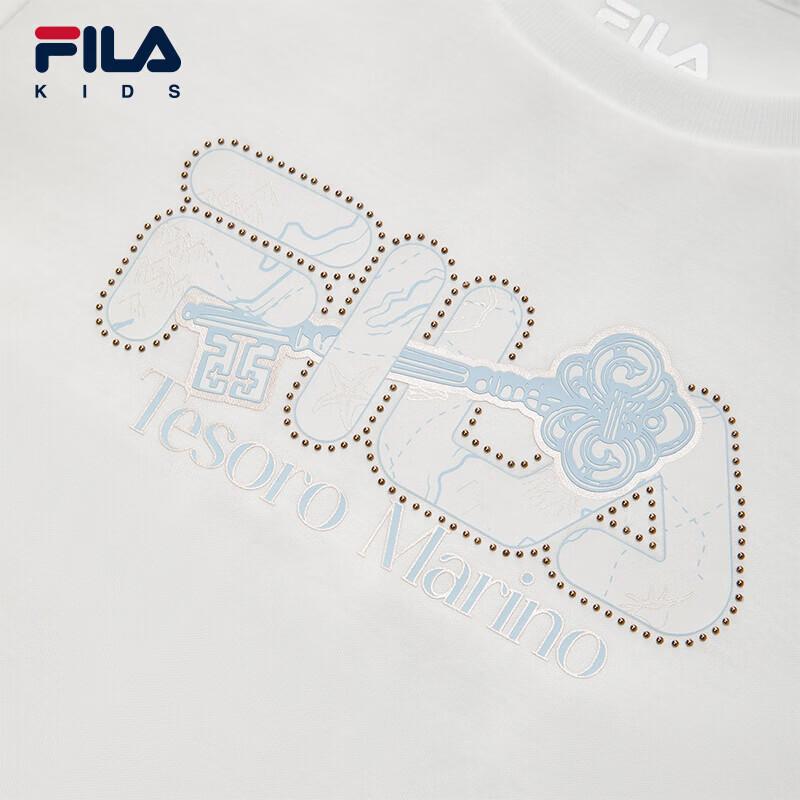 FILA Girls' Short Sleeve Cotton T-Shirt