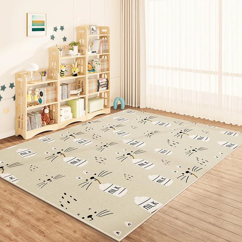 Cartoon Living Room Rug Children's Room Bedroom Soundproof Floor Mat Crawl Mat Play Mat Non-Slip Carpet Home Decor