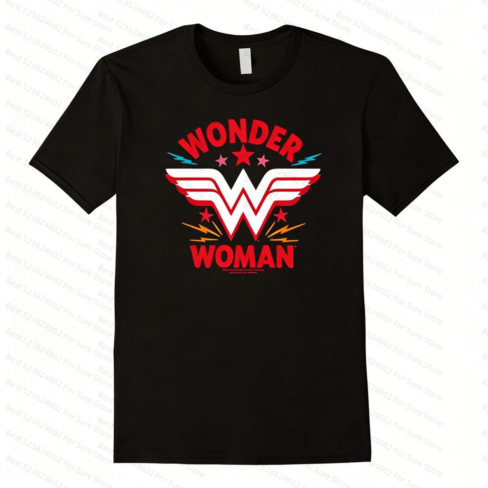 Wonder Women Kids TShirt Classic Comic Book Short Sleeve Cotton Tee for Shirts Women Tshirts Comfortable and Versatile Tops