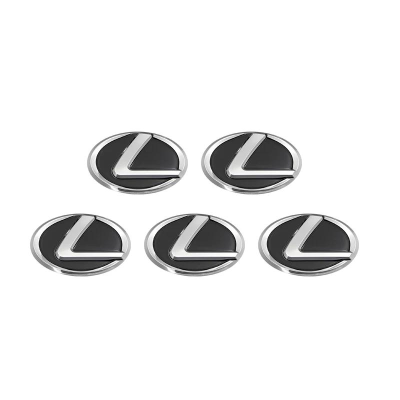 YVLX7 Car Remote Key Emblem Sticker Aluminum Keys Decoration Decal For Lexus F SPORT ES RX NX LS UX LM LX GX LC RZ IS CT GS RC HS SC