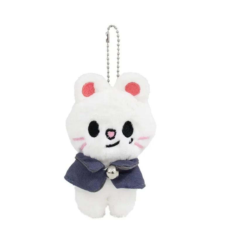 12cm Plush Toys Stray Kids Wolf Chan Cartoon Stuffed Animal Plushies Doll Kawaii Companion Adults Fans Gift SKZOO for Cuddly Fluffy Huggable Comfort