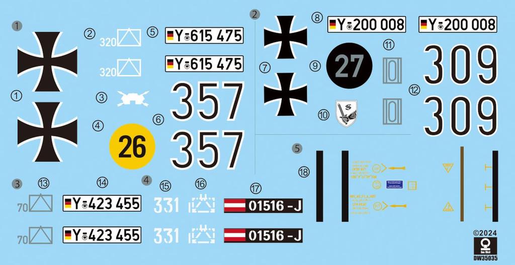 Das Werk 1/35 Deutscher Raketen Jagdpanzer Jaguar 1 (2 in 1) Plastikmodellbausatz USCDW35035