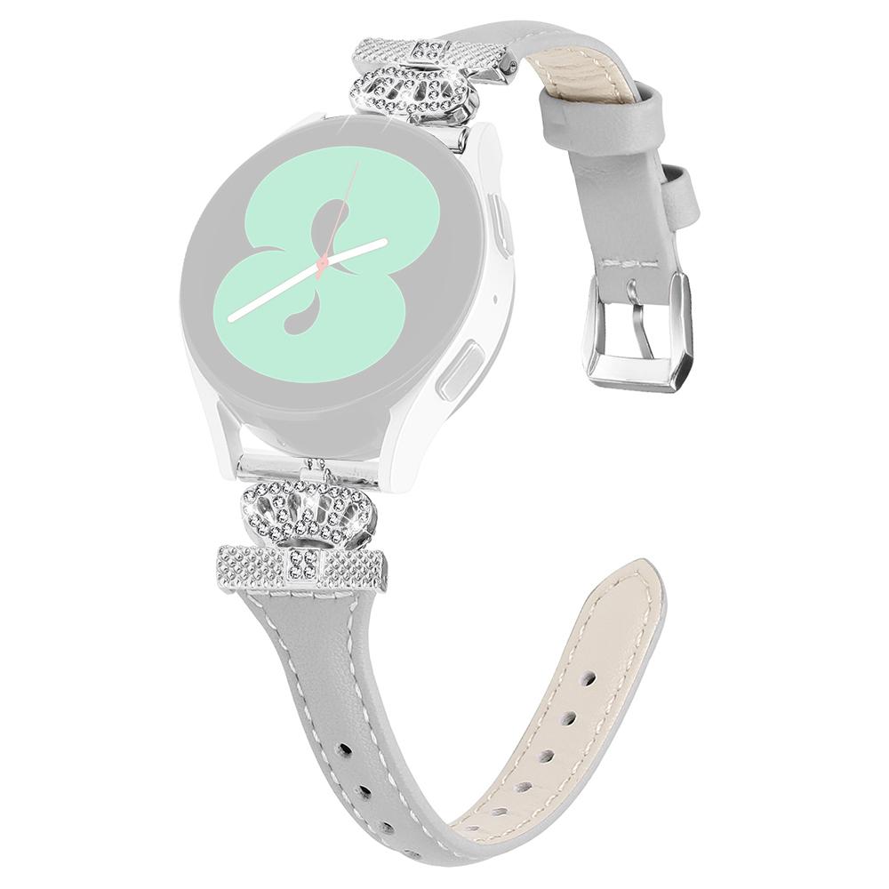 

Silver Buckle 20mm Strap for Samsung Galaxy Watch3 41mm/Watch4/Watch5/Watch4 Classic/Watch4 Active/Watch5 Active Watchband Grey
