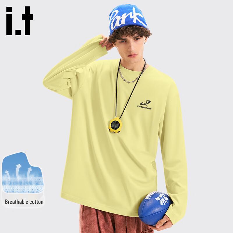 Fingercroxx Men s IT Collection Pure Cotton Long Sleeve T-Shirt M