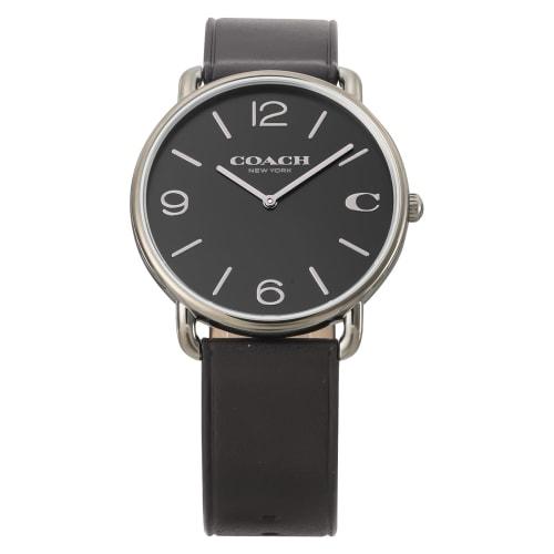 

Coach ELLIOT Men s Watch, Stainless Steel, Mineral Glass, Quartz Movement, Water Resistant, Black, 14602645