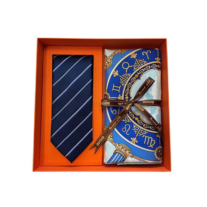 

Aurora Silk Scarf & Tie Set