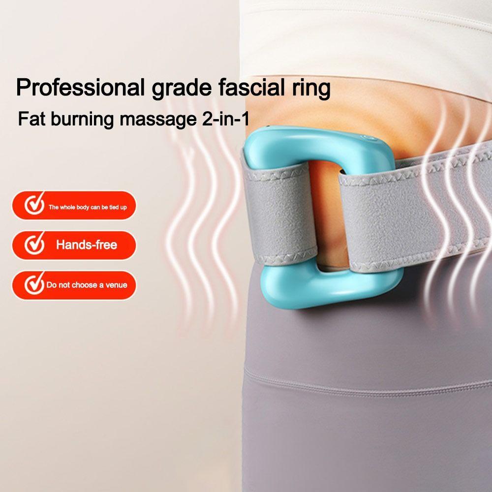 With Belt Electric Fascia Ring USB Charging Rotating Massage Belt  for Body Massage Tools