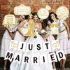 Just Married Banner Just Married Decorations Gold Glitter Wedding Banner Wedding Party Decorations