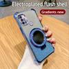 G30 G20 G10 Holder Ring Mirror Phone Case For Motorola Moto G10 G20 G30 G84 G54 G82 5G G52 G71S Soft 6D Plating Shockproof Cover
