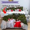 Customize Photo Customize Your Photo Bedding Set Breathable Duvet Cover with Pillowcases Home Decoration Birthday Gift