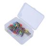 100pcs Pincéis de Nylon de Cores Variadas Plano Polimento Dental Polidor Pincel
