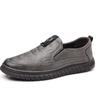 Fashion High Quality Mens Loafers Two Layer Leather Lightweight Slip on Comfy Versatile Men Casual Shoes Breathable Men Driving Footwear