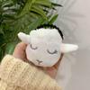 Cute Girls 3D Plush Lamb Elastic Hair Rope Ponytail Holder Brooch