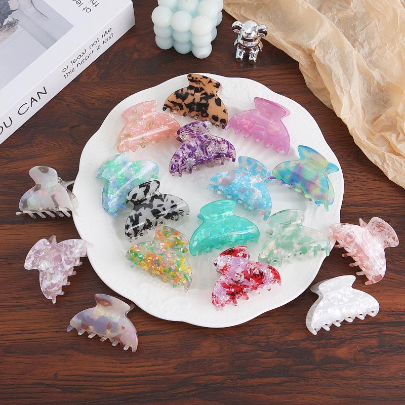 Hochwertige Französische Imitat-Acetat Kleine Monster Haarspange - Elegante Kleine Hai-Haarnadel für Damen-Hochsteckfrisur