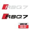 1Pcs Car ABS Letter Badge Side Body Fender Decoration Trunk Stickers For I8 SQ3 SQ5 SQ7 RSQ3 RSQ7 RSQ5 Logo Auto Accessories O9s4