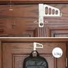 Over The Door Hanger 4 Holes Good Bearing Cloth Hook Holder Space Saving Organizer for Home