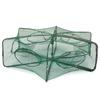 Foldable Fishing Net   6 Hole Fishing Net Shrimp Cage Trap Minnow Crab Baits Mesh Trap Net