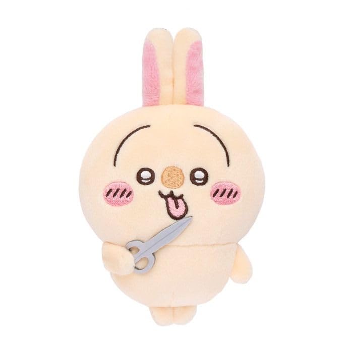 Chiikawa Rabbit Lottery Prize D: Mascot Plush Toy (Scissors)