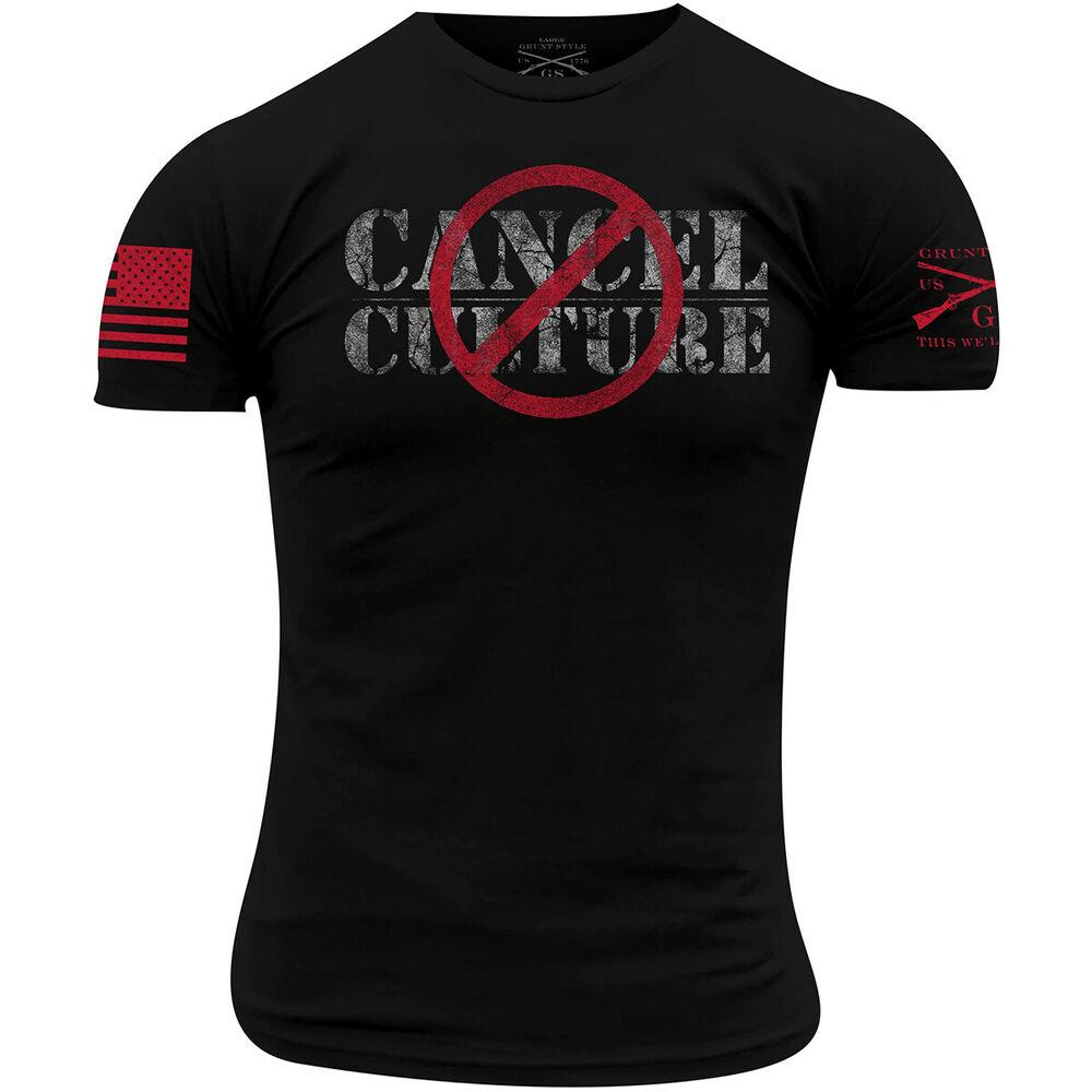

Черная футболка унисекс Grunt Style Cancel Culture