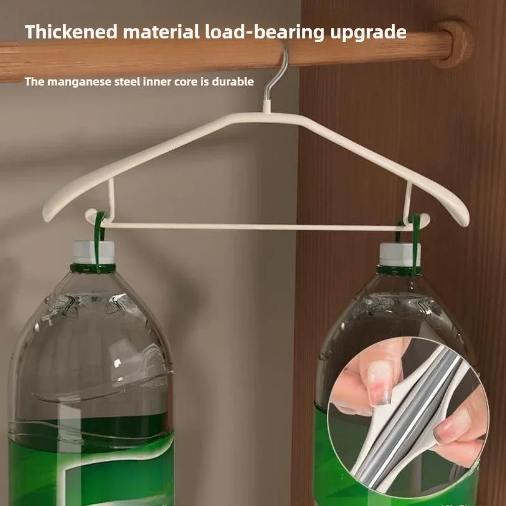 3pcs/5pcs/10pcs/30pcs/50pcs Wide Shoulder Seamless Hanger, Anti Slip, Strong Load-bearing, Suitable for Both Dry and Wet Use