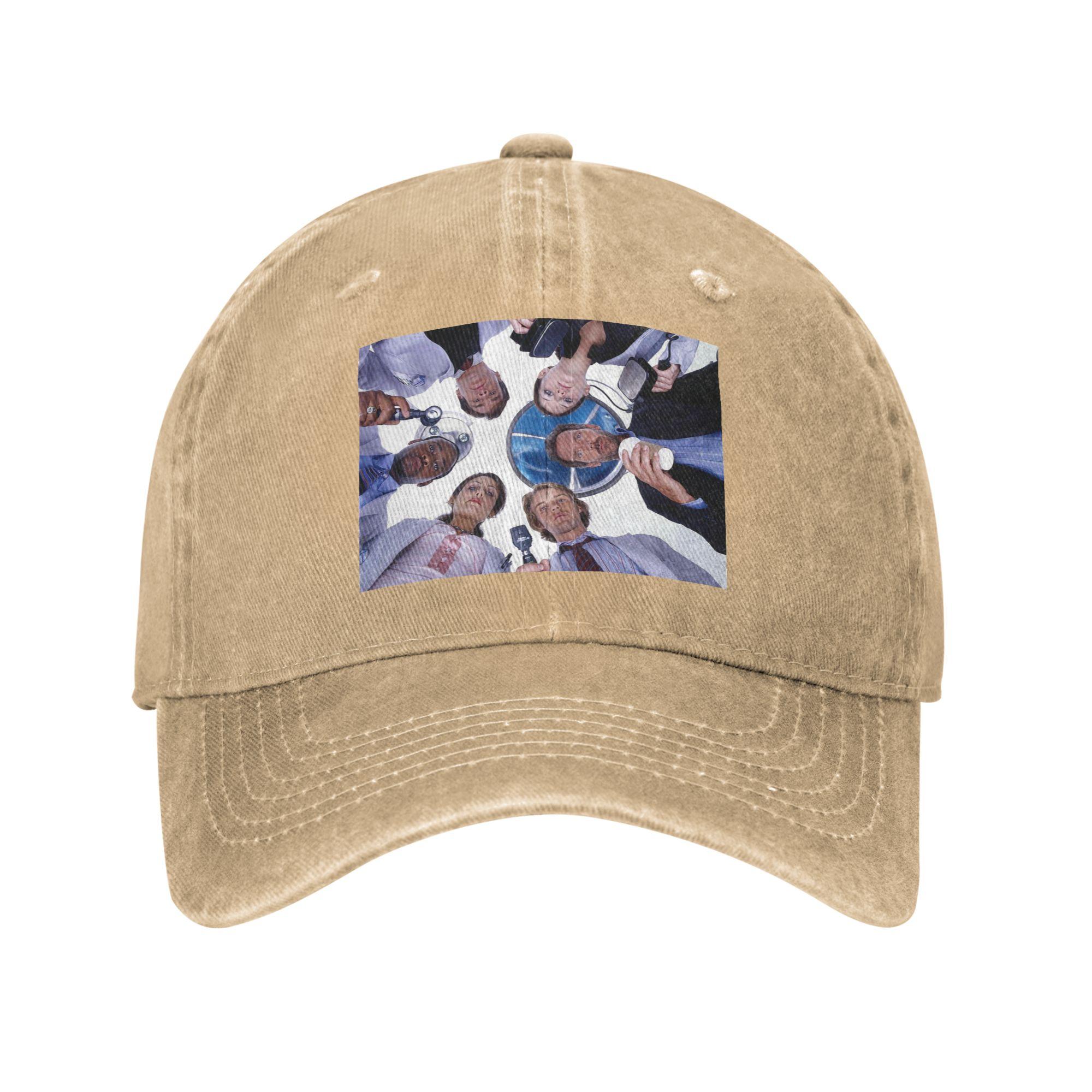 

Unisex Baseball Hats House MD Denim Fabric Outdoor Baseball Caps Hip Hop Cap Casquette One Size