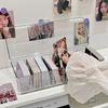 Clear Large Capacity Transparent Card Display Box Blind Box Kpop Photocard Storage Box Korean Acrylic Photo Card Organizer