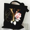 Print Canvas Bag Women's Shoulder Bag Fashion Floral Letter Ladies Hand Bags Alphabet Tote Bag